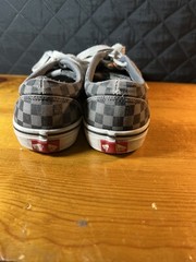 Vans Doheny Black & White Checker Skate Shoes Youth Size 5.0 Checkerboard