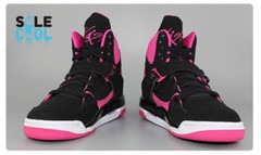 Nike Air Jordan Flight 45 High IP Black Pink GS Shoes 837024-008