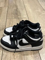 Size 11C Nike Dunk Low Retro White Black Panda Sneakers CW1590-100