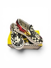 VANS x Disney Classic Slip-On Mickey & Minnie Checkerboard Kids 11.5