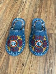 Kids Handmade Slippers from Kazakhstan natural environmentally friendly material
