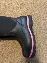 Muck Boot Company Kid’s Element Black Pink Waterproof Boot Kids Size 2