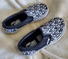 VANS Slip-on Star Wars Darkside/Checkerboard Shoes Childs Size 12.5 LMTD Edition