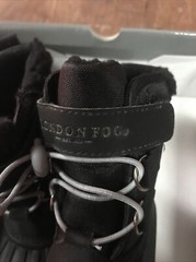 London Fog Kids Size 8 Rainboots Winter Boots NEW DEFECTS/DIRTY