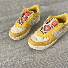 NIKE Air Force 1 Toggle SE Size 8 Child Ochre Summit White Pearl