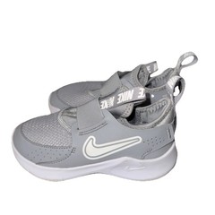 Nike Kids Flex Runner 3 Size 10.5c Toddler Shoes Gray Slip On FN1449-001