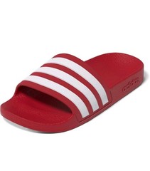 Adidas Adilette Aqua Kids Size 12k Solar Red Color Slide New Beach Travel Shower