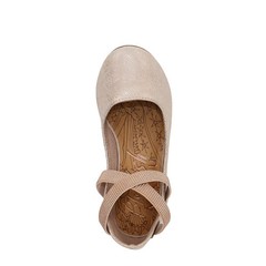 Blowfish Malibu Youth Girl Pixi Kids Ballet Flat Rose Gold Reptile 5