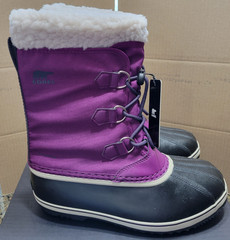 Sorel Yoot Pac Nylon Boot Waterproof Youth Size 7 Wild Iris Purple New in Box