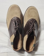 Suede Saddle Oxford School Issue Vsrsity Shoes Womans Size 6 Wide Youth 4…