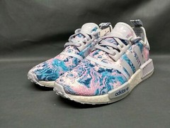 ADIDAS NMD R1 J EASTER White Pink Blue Tie Dye Silver Grey EF2300 KIDS 5.5 Shoes