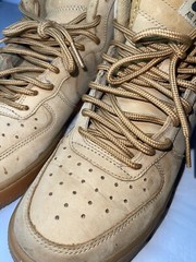Nike Air Force 1 High Wheat (2015) (GS) Size 5Y 807617-200 No Box Preowned