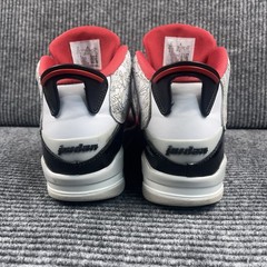 Size 7Y – Jordan Dub Zero 2022 Mid Black white Varsity Red DV1360-160