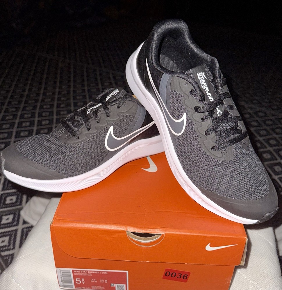 Nike Star Runner 3 (GS) Athletic Lace-Up Low Top Sneaker Unisex Kids 5.5
