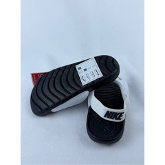 NWT Nike Kawa Slides (TD) – Black & White – Toddler Size 9c