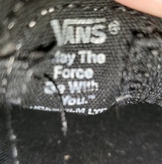 VANS Slip-on Star Wars Darkside/Checkerboard Shoes Childs Size 12.5 LMTD Edition