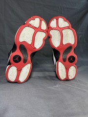 JORDAN 6 RINGS (PS) BLACK / WHITE Varsity Red 1.5y
