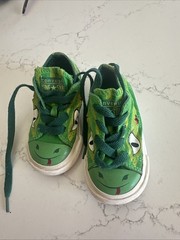 Converse One Star Green Snake Sneakers, Size 5