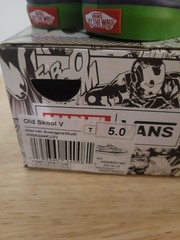 Vans X MARVEL Size 5.0T AVENGERS MULTI OLD SKOOL Toddler Shoes