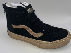 Vans Off The Wall Glitter High Tops Hip Hop Black Size Kids 13