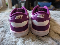 Nike Dunk Retro Low Viotech Purple White TD Toddler Shoes FB9107-110 Size 8C