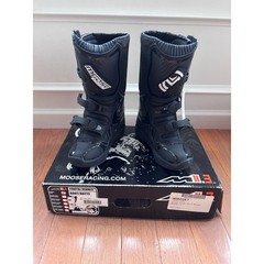 Moose Racing Youth M1.3 Motocross Boots Black Size 1 MOA00K7 Riding Gear