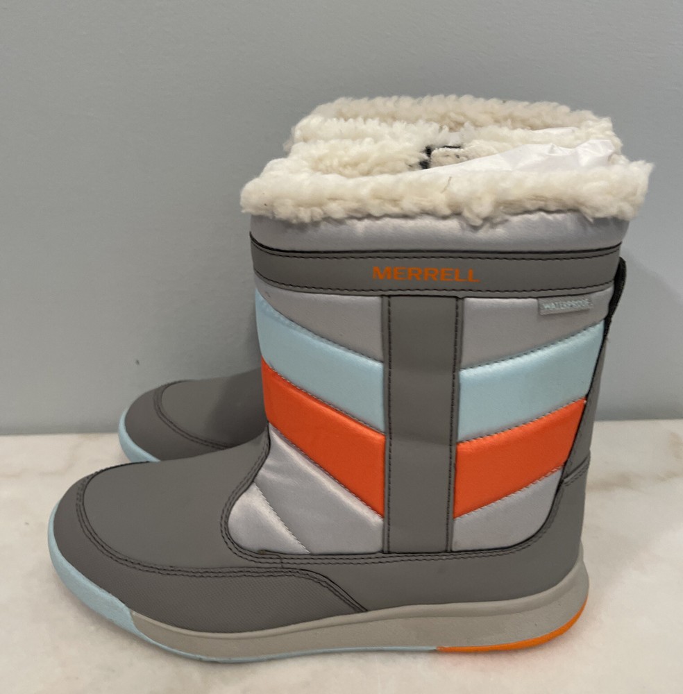 Merrell Alpine Puffer MK163139 Waterproof Insulated Winter Boots Girls Sz 04 M