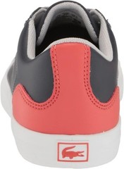 Lacoste Unisex-Child Infant’s Lerond Sneaker (Retired), Navy Blue/Yellow, 8.5 US