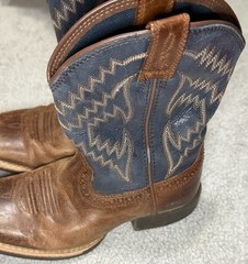 Ariat Youth Tycoon Cowboy Boot Brazen Brown 10021591 Sz 12 Youth, Rodeo