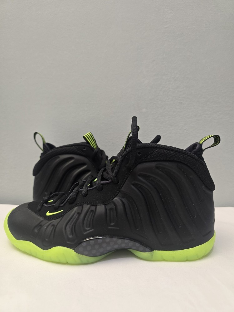 Nike Little Posite One GS Black Volt Sneaker Unisex Kids 5Y HF0977-001