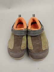Crocs Dawson C 11 Fleece Lined Clogs Brown Suede Slip On Warm Shoe Unisex Kids
