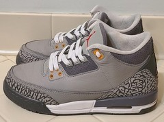 Jordan 3 Retro Cool Grey 2021 GS Size 6.5Y