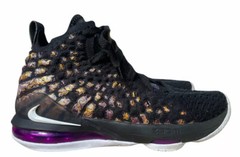 Nike LeBron XVII 17 GS Lakers EP Eggplant Youth Shoes Size 5Y BQ5594-004 EUC