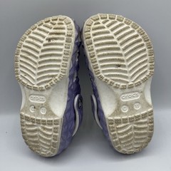 CROCS Purple Classic Iridescent Geometric Clog Unisex Child Size c11 Glitter