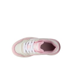 PUMA Rebound Retro Sd Lace Up Toddler Girls Off White, Pink Sneakers Casual Sho