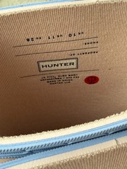 NWD $99 Hunter Kids First Classic Rain Boot Vidalia Pink/Serenity UK11/US10/EU28