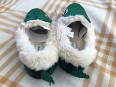 NEW! J Crew Crewcuts Crocodile Slipper Alligator Little Boy Girl 12 Toddler Fur