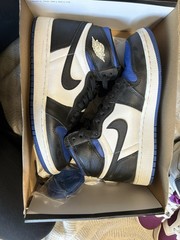 Nike Air Jordan 1 Retro High OG GS 5Y Black/Blue/White Leather 575441-041
