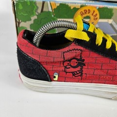 Vans The Simpson Old Skool El Barto US Kids Size 3 Red Limited Edition Bart