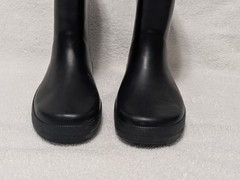 Black Rubber Rain Boots Pull on Sporto Children’s Boys Girls Youth Kids Size 3M