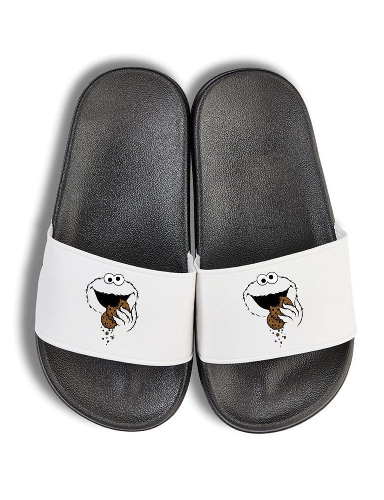 Kids Cookie Monster Sandals Flip Flops Print Logo Animals Boy and Girl