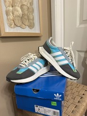 adidas Retropy Blue/Gray/White Mens size 7