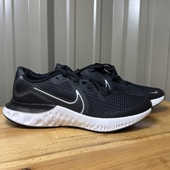 Nike Renew Run GS Black White Silver Kids Youth 5Y Women’s 6.5 CT1430-091 New