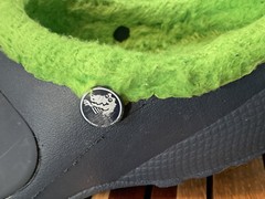 CROCS Junior 3 Faix Fur Lined slip on clogs no straps