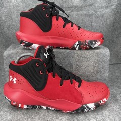 Youth Under Armour Jet 21 GS Red Black Camo Shoes 3024794-600 Size 7Y NWOT 279