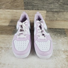 Nike Court Borough Low Recraft Kids Shoes Sz 5.5 Doll Purple White Sneakers