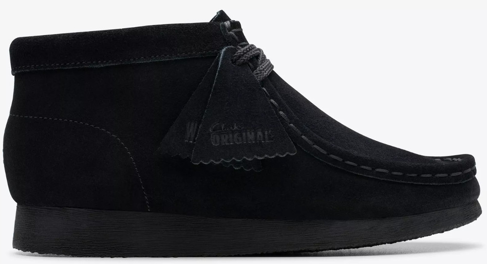 Clarks Wallabee Boot – 26168044 – Black Suede – KIDS / JUNIORS