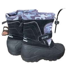Snow boots Gray/Blue Camouflage Size S (13-1)