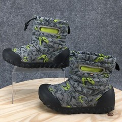 Bogs Waterproof Boots Youth 5 B-Moc Snow Cool Dinos Multicolor Pull On Round Toe