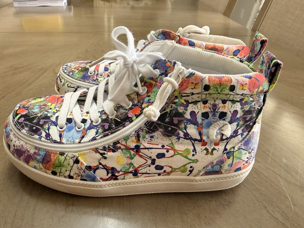 BILLY Classic DIR HIGH II Kids 7XW Multi-color Sneakers EUC BK23153-199-XW
